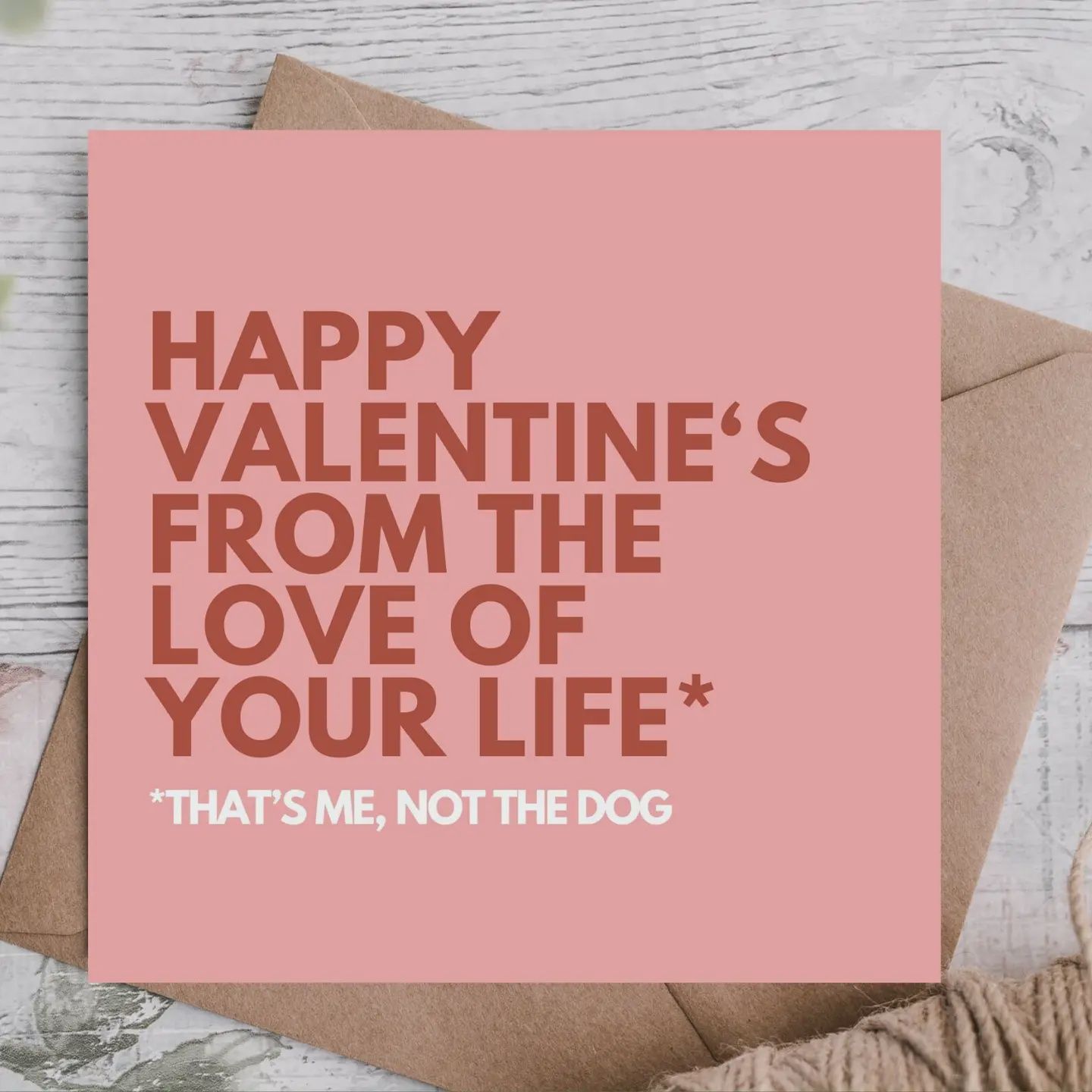 Valentine's Card - Dog Theme