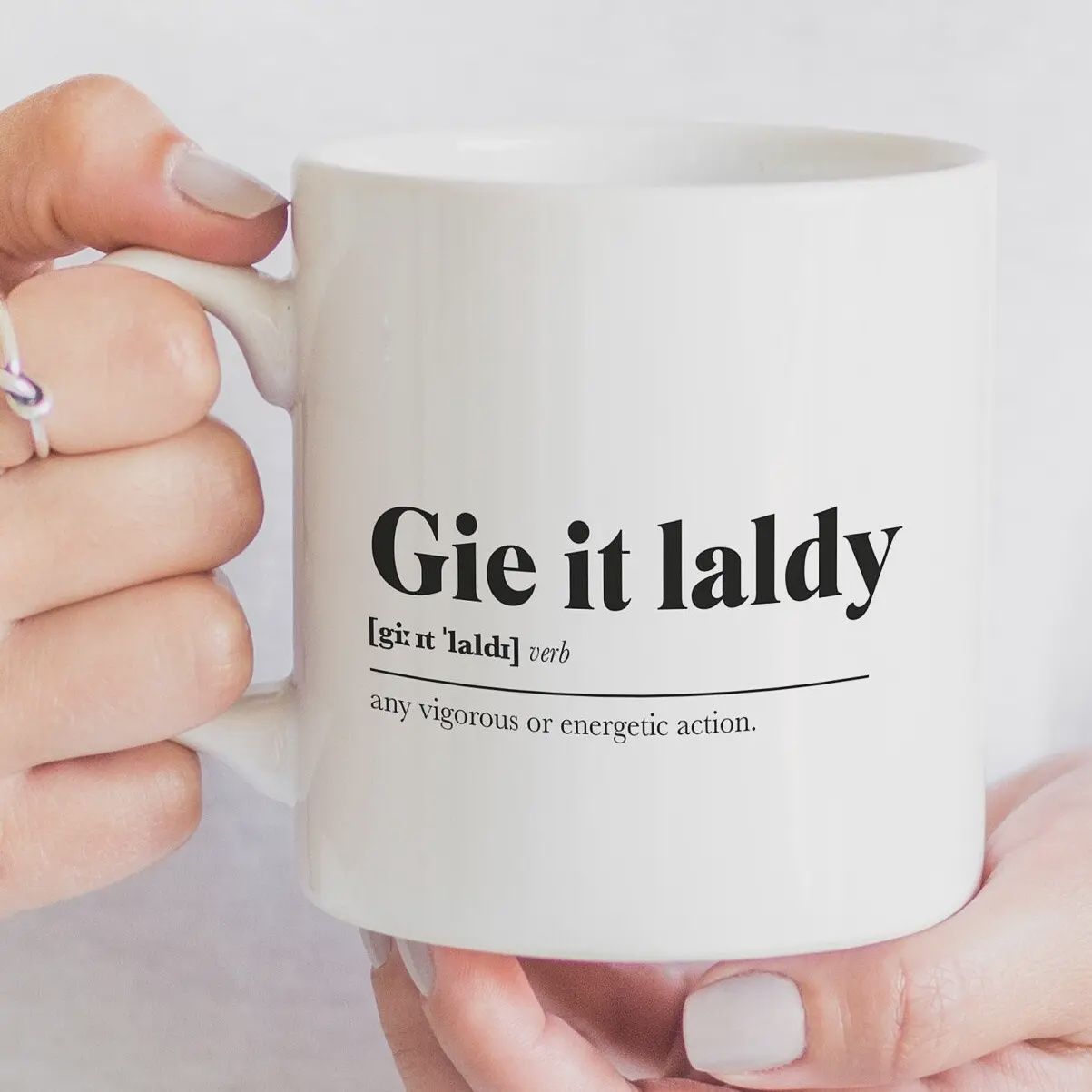 Mug - Gie It Laldy