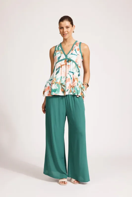 Alegria Spliced Tank - Estate/Teal