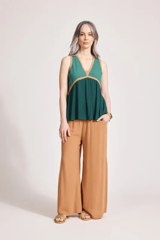 Alegria Spliced Tank - Teal/Lagoon
