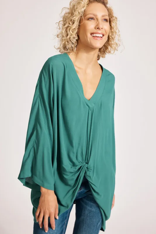 Alegria Twist Top - Lagoon
