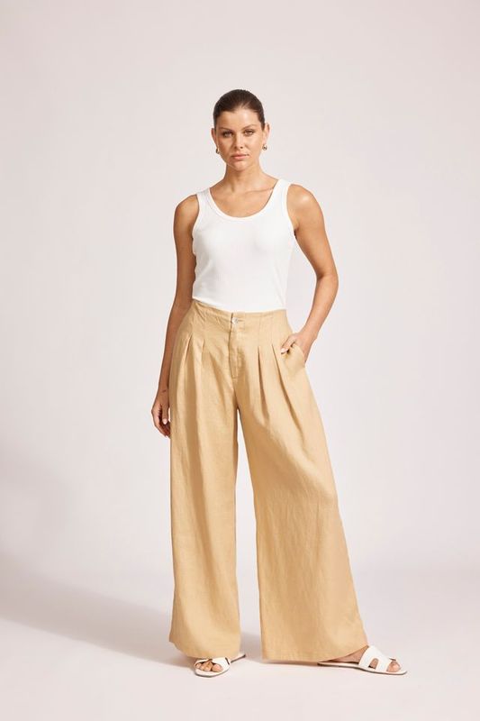 Miramar Palazzo Pant - Camel