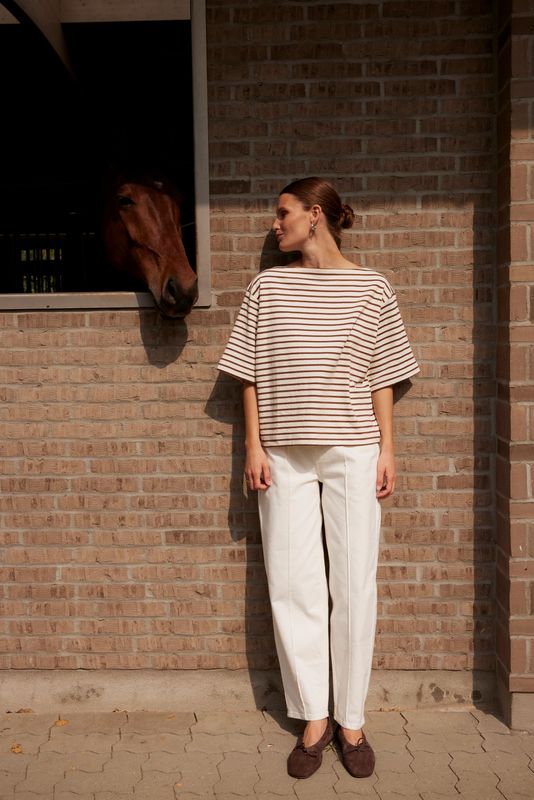 Rina Barrel Jeans - Whitecap Grey