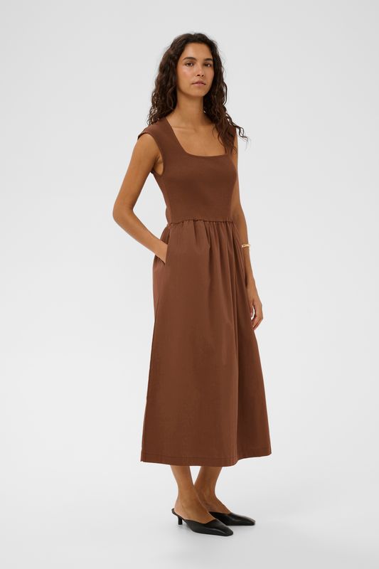 Simone Phoebe Dress - Cappuccino
