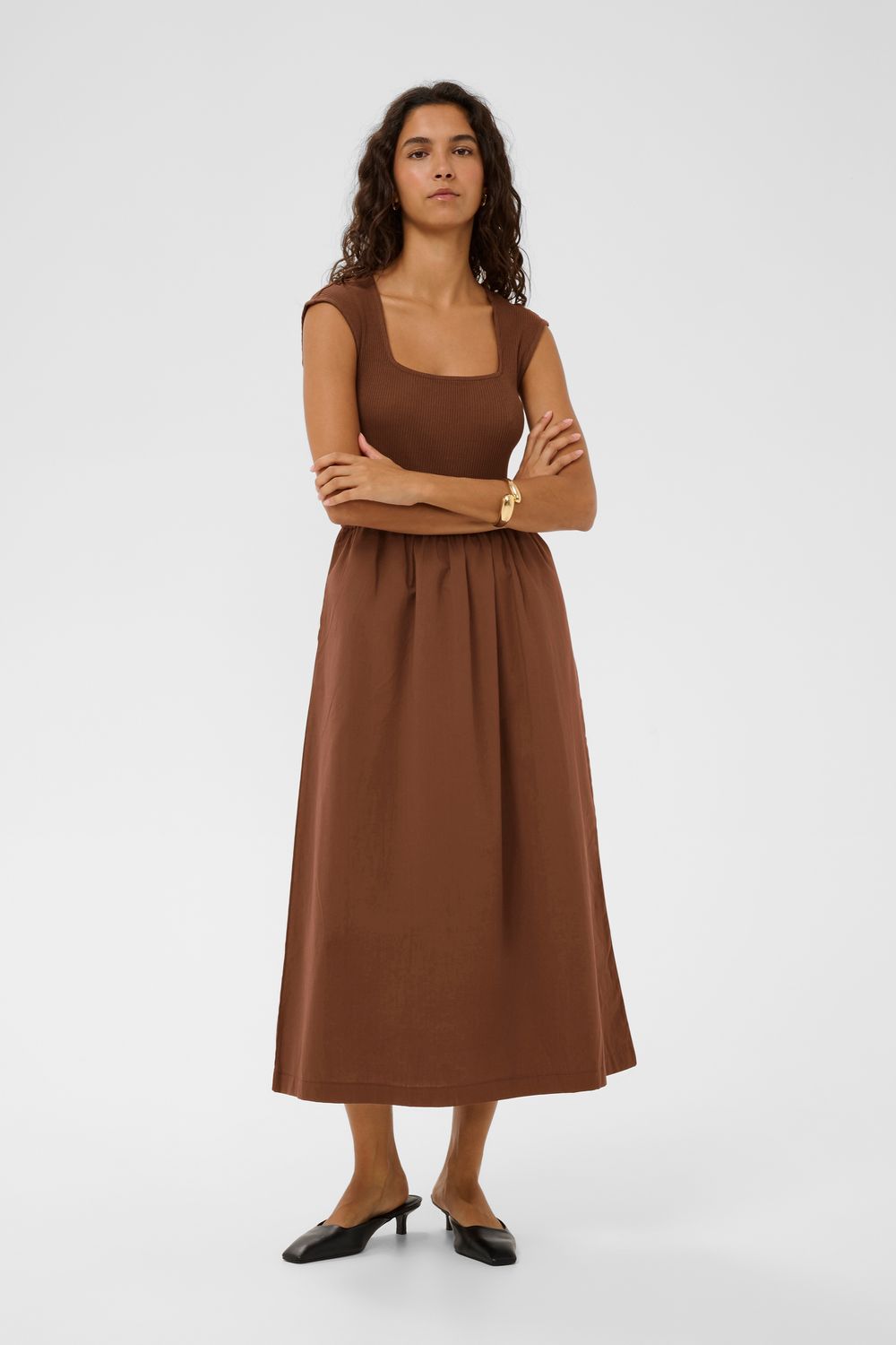 Simone Phoebe Dress - Cappuccino