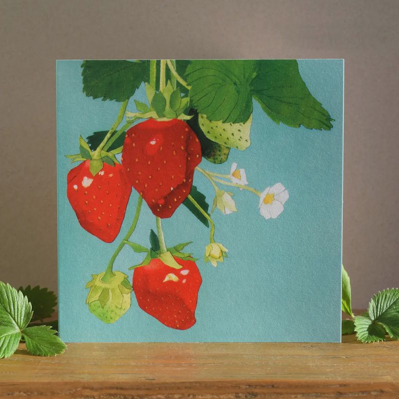 Greeting Card - Strawberries