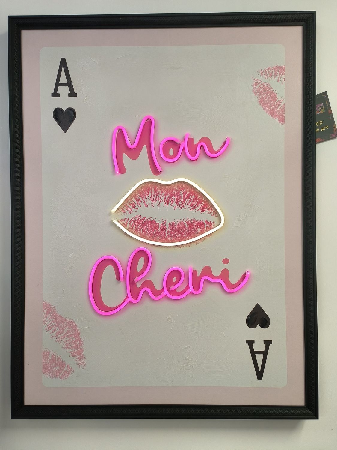 LED Wall Art - Mon Cheri Lips