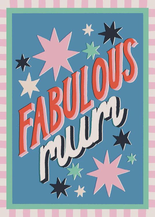 Mother's Day Card - Fabulous Mum