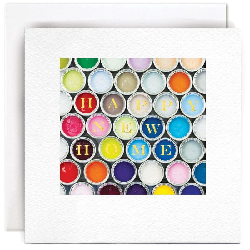 Happy New Home Card - Paint Pots