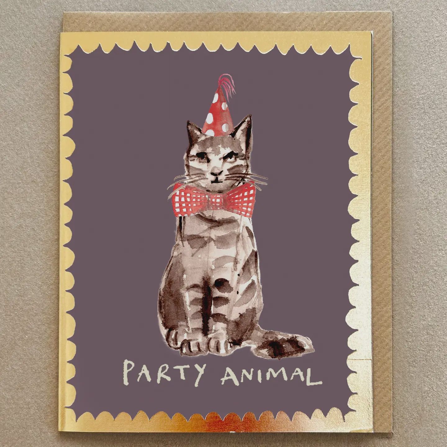 Greeting Card - Party Animal Cat