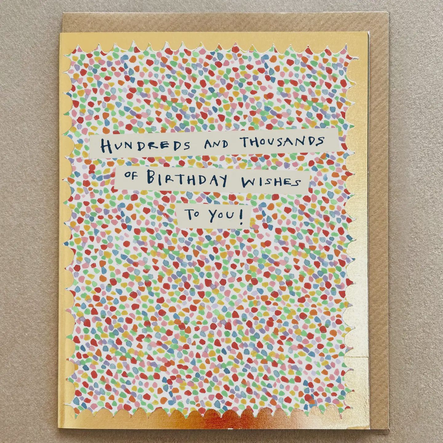 Birthday Card - Hundreds &amp; Thousands