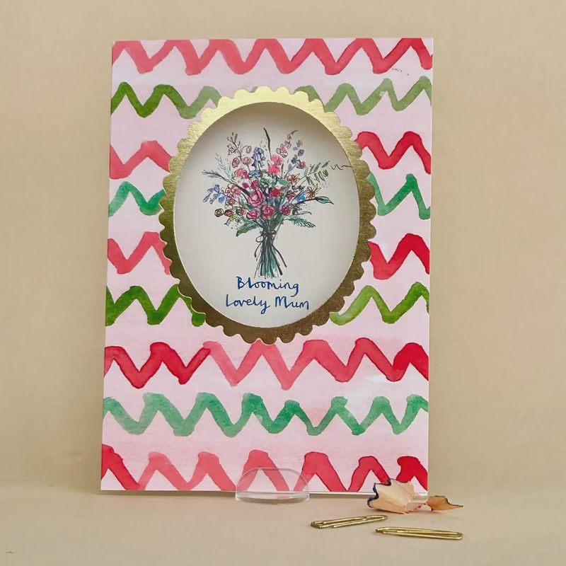 Greeting Card - Blooming Lovely Mum