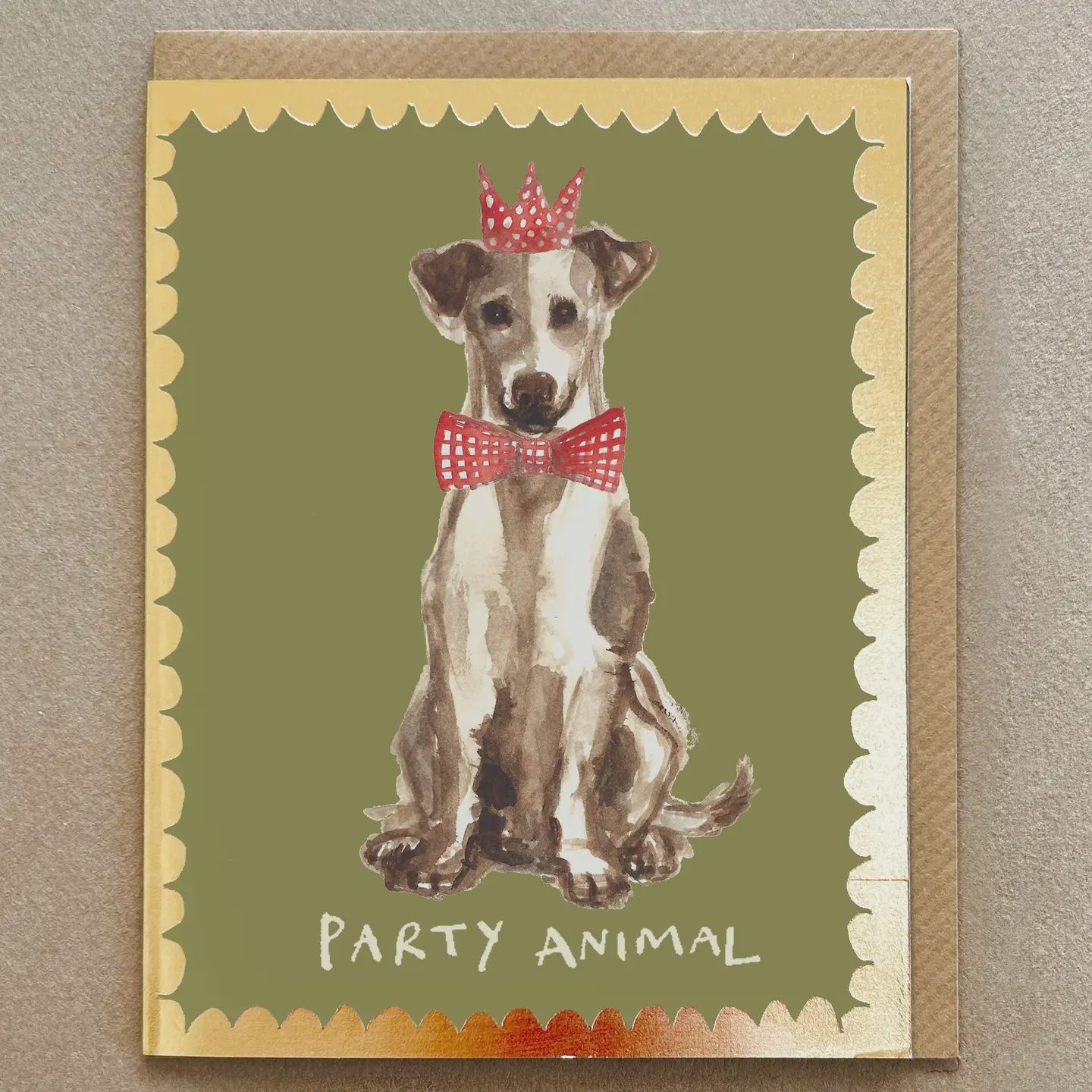 Greeting Card - Party Animal Dog