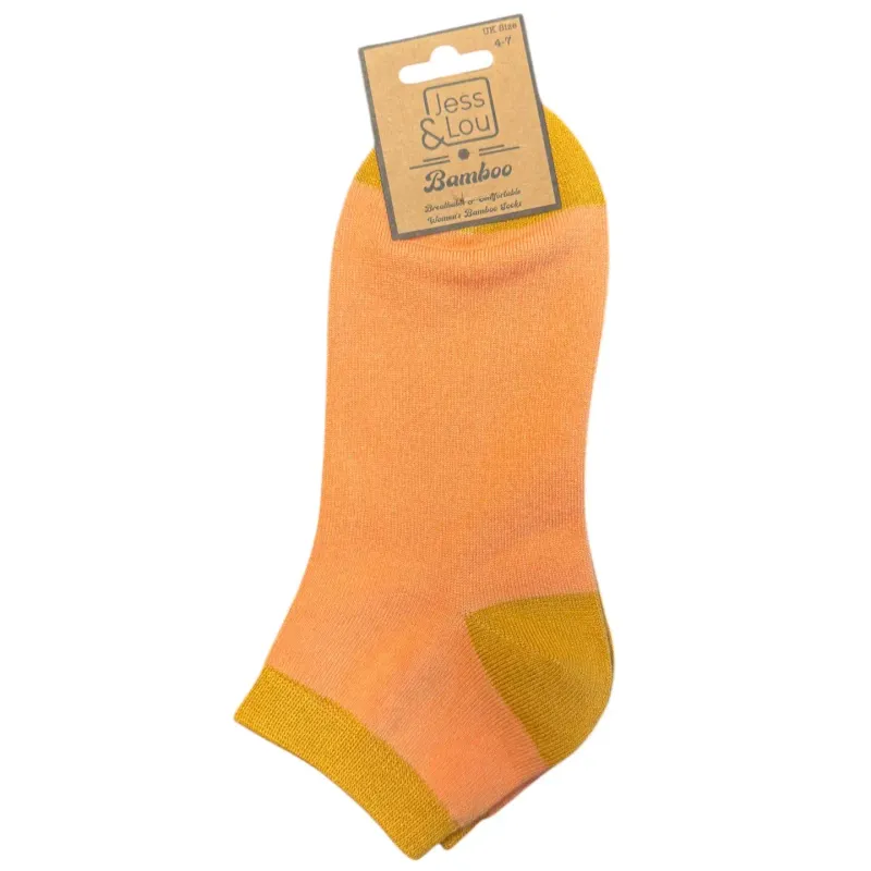 Bamboo Trainer Socks - Honey