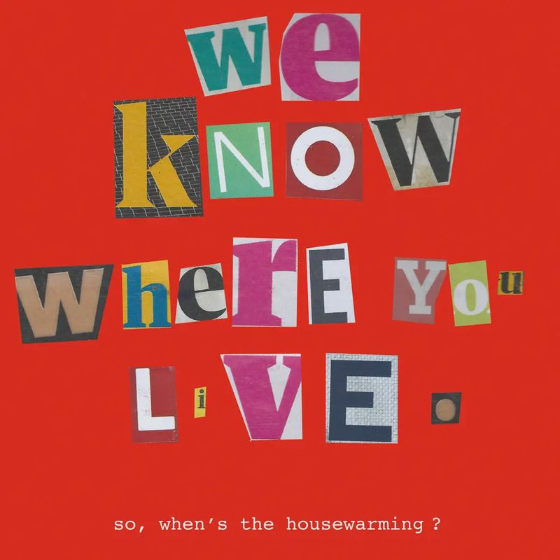 New Home Card - We Know Where You Live