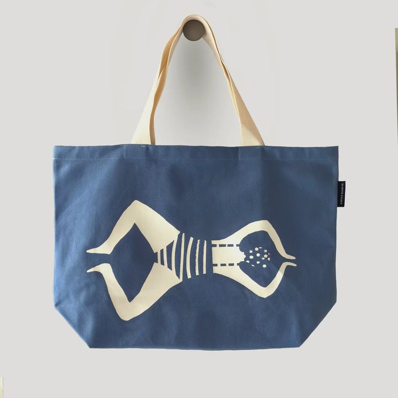 Tote Bag Swimmer - Denim Blue