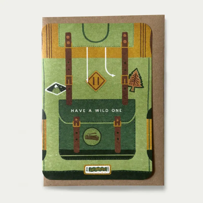Greeting Card - Backpack