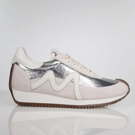 Marvel - Ivory Suede Silver Combo