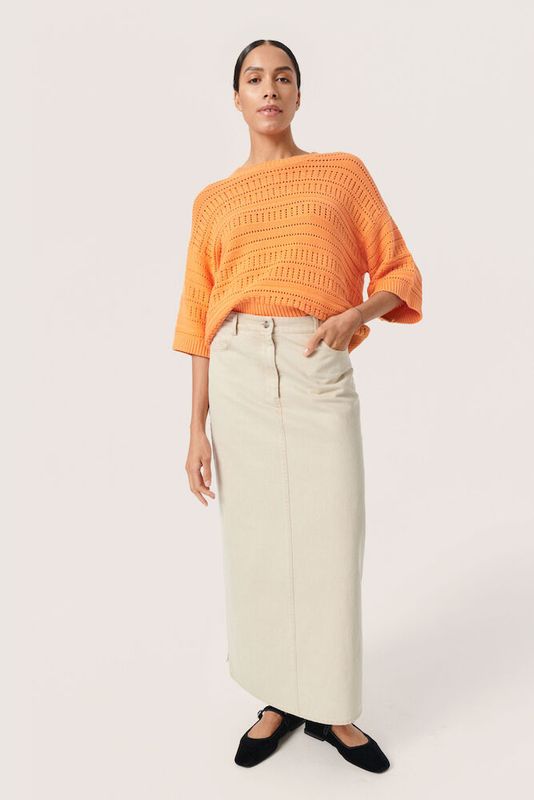 Rava Rinna Pullover - Tangerine