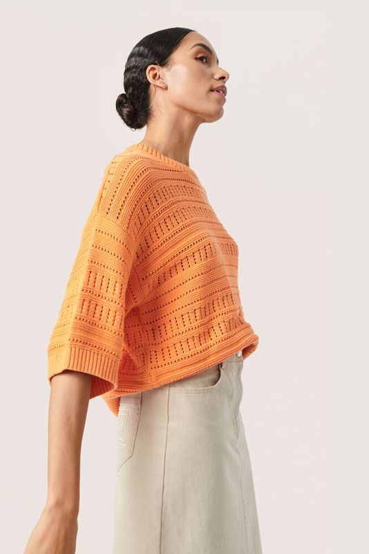 Rava Rinna Pullover - Tangerine