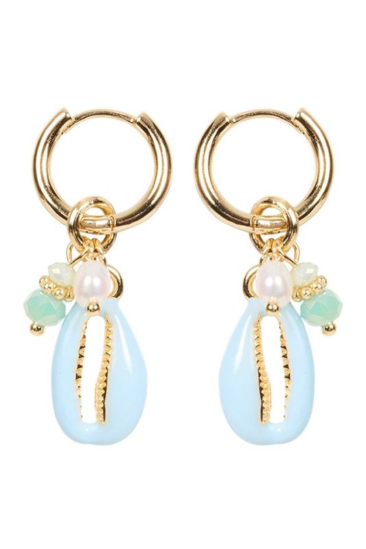 Montego Cowrie Earring - Safira