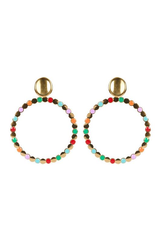 Brasilia Mix Earring - Circle