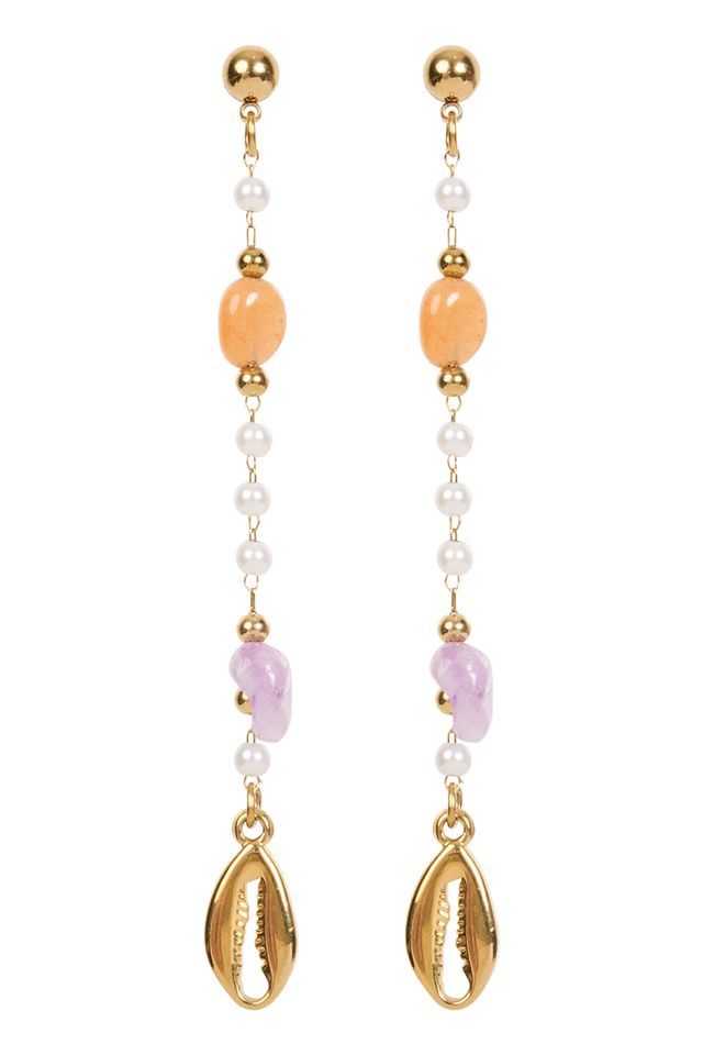 Brasilia Mix Earring - Cowrie