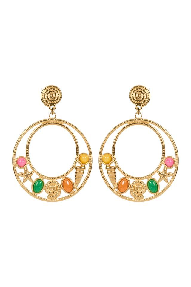 Brasilia Mix Earring - Sea