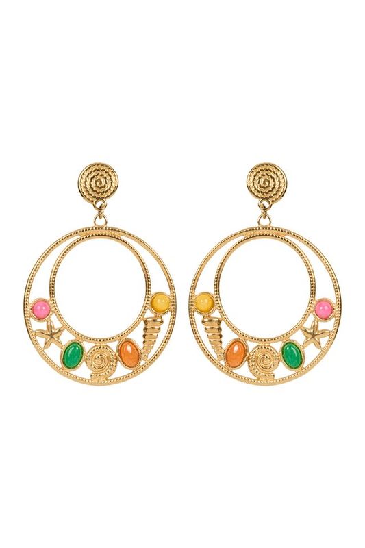 Brasilia Mix Earring - Sea