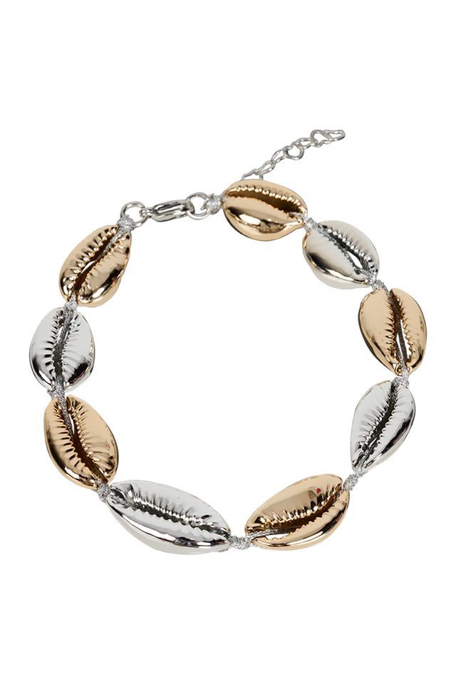 Bahama Cowrie Bracelet - 2 Tone