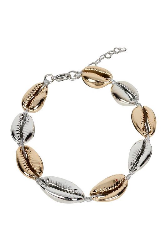 Bahama Cowrie Bracelet - 2 Tone