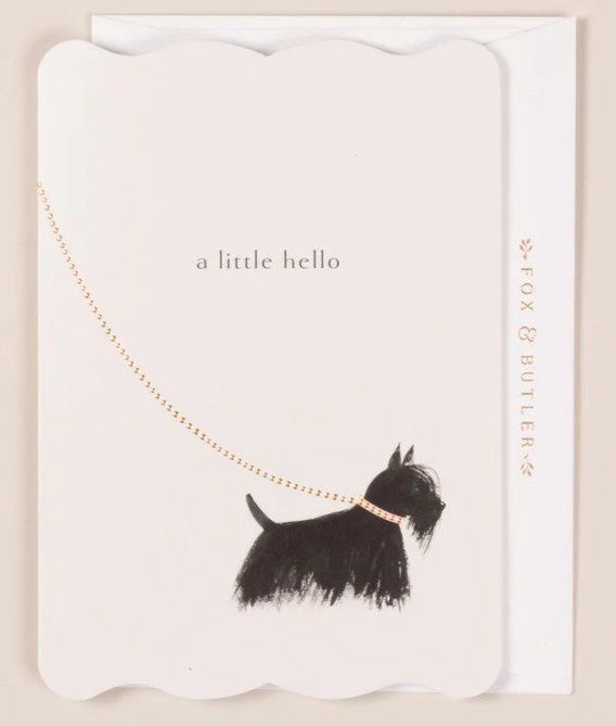 Greeting Card - Scotty Dog