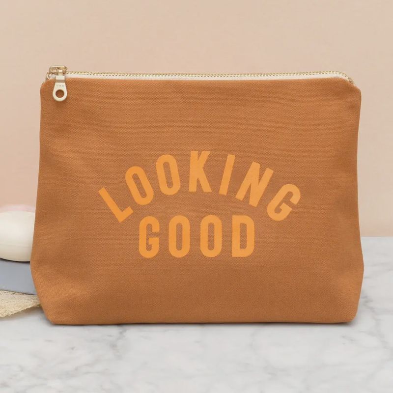 Looking Good Wash Bag - Tan