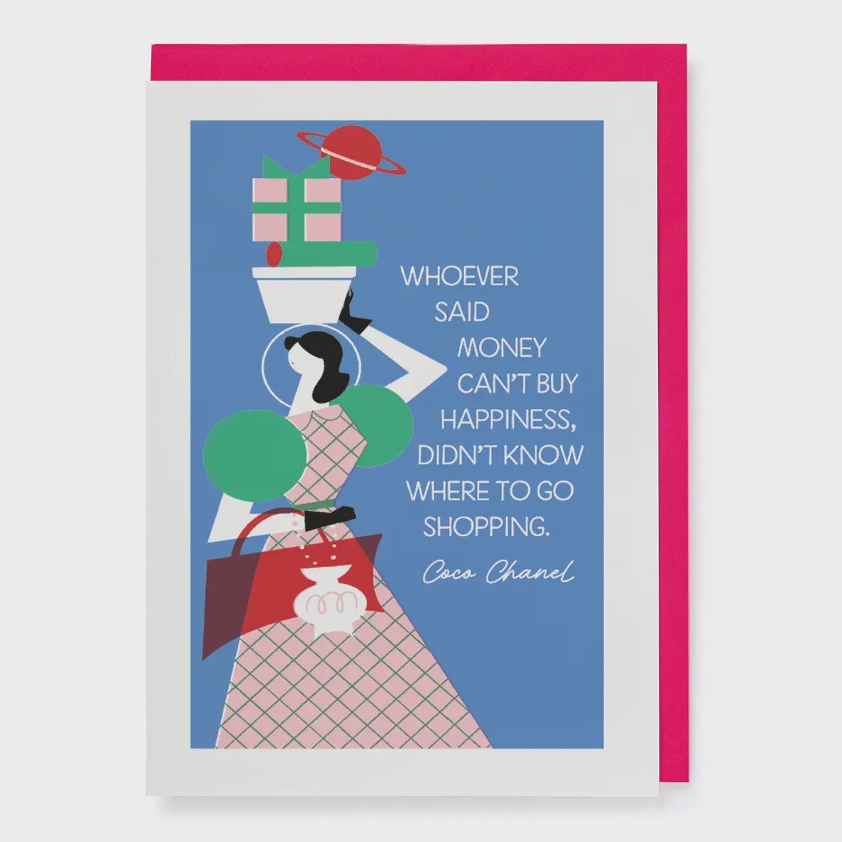 Greeting Card - Coco Chanel Quote