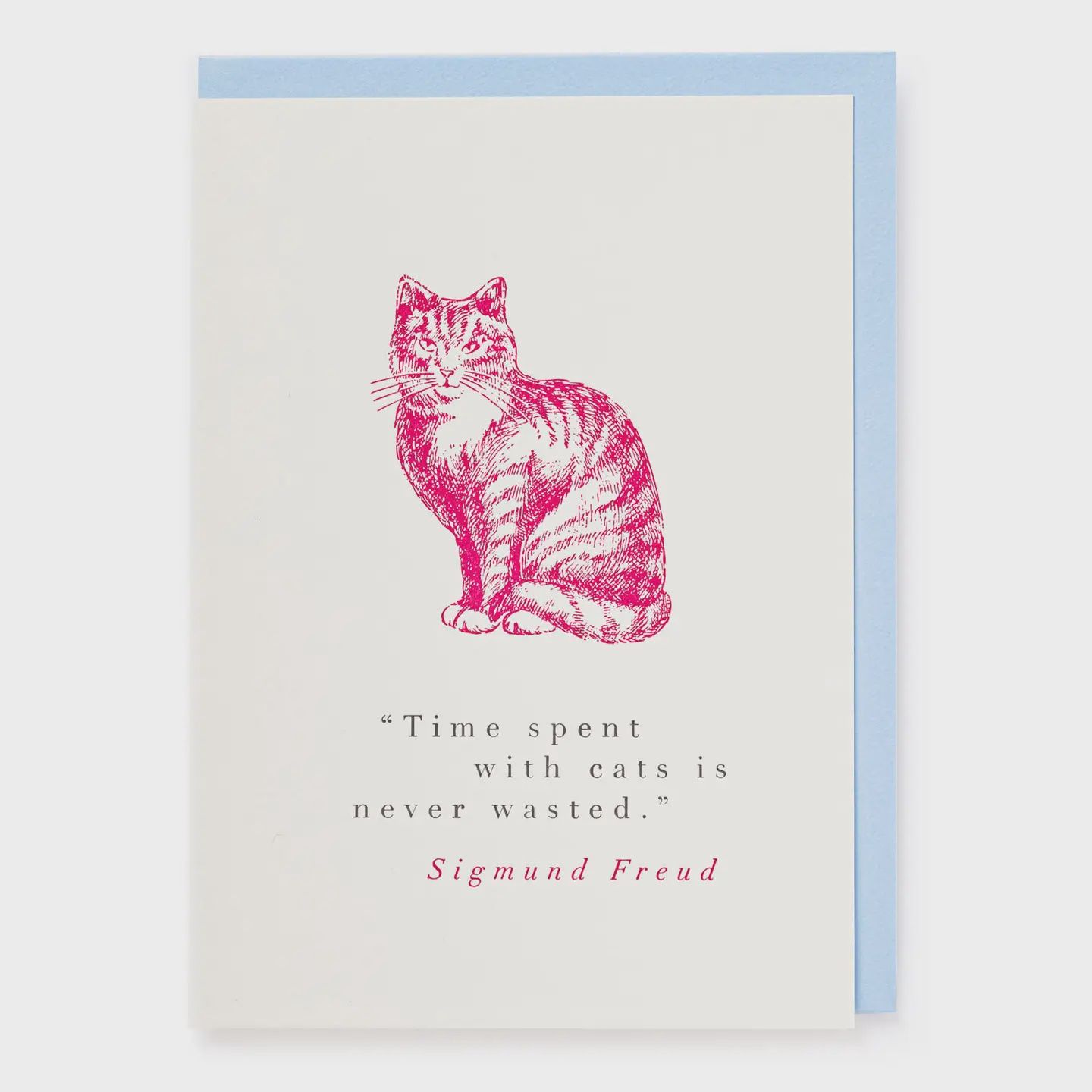 Greeting Card - Time Spent With Cats
