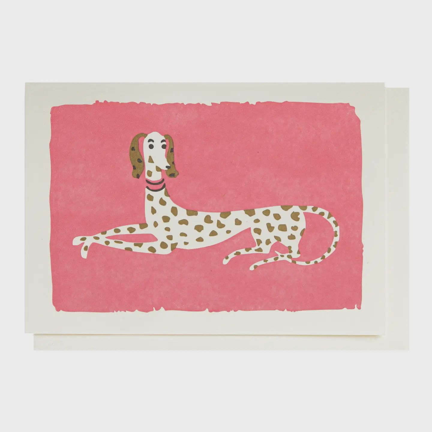 Small Greeting Card - Spotty Dog