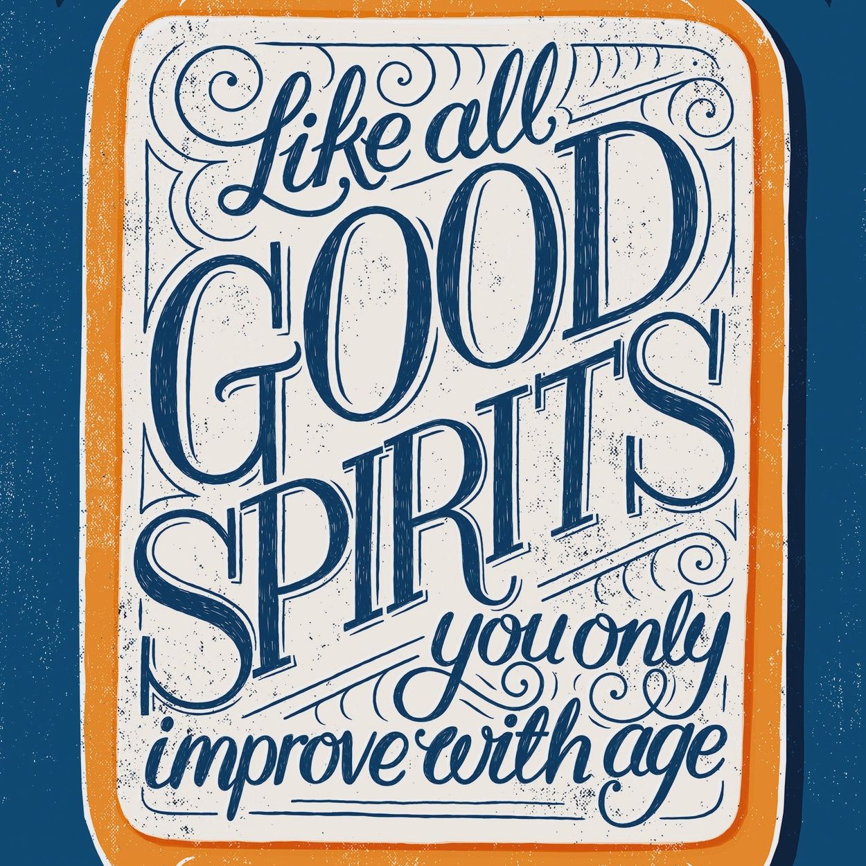 Birthday Card - Good Spirits