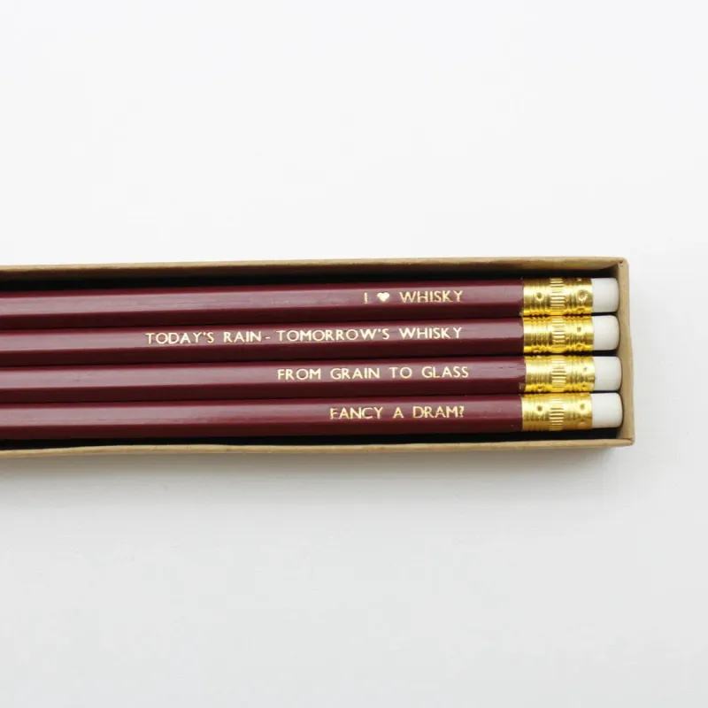 Whisky Pencil Set