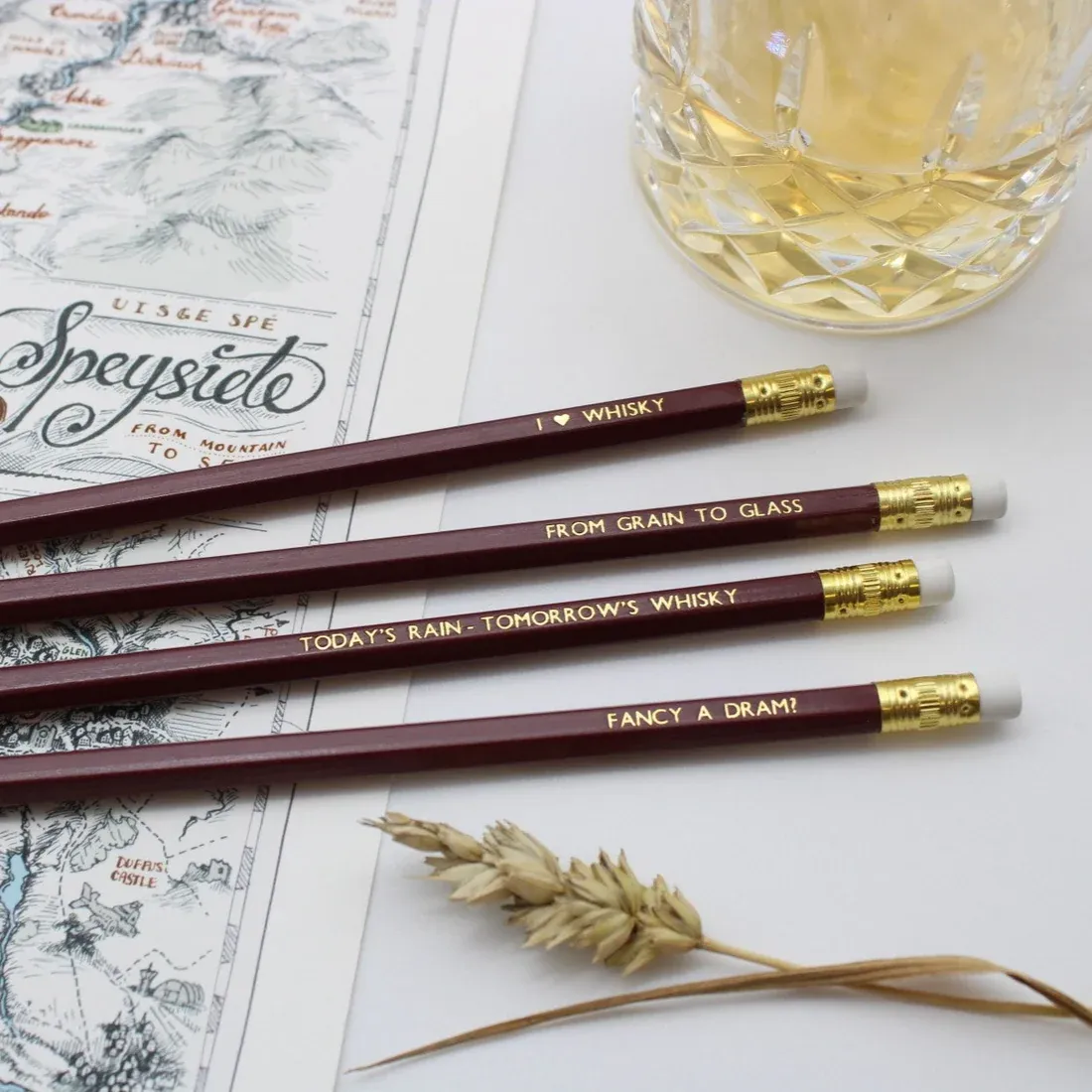 Whisky Pencil Set