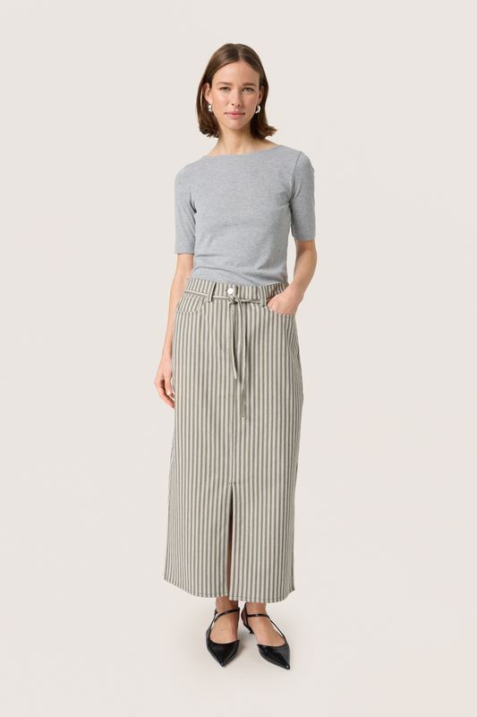 Libby Maisa Skirt - Grape Leaf Denim Skirt