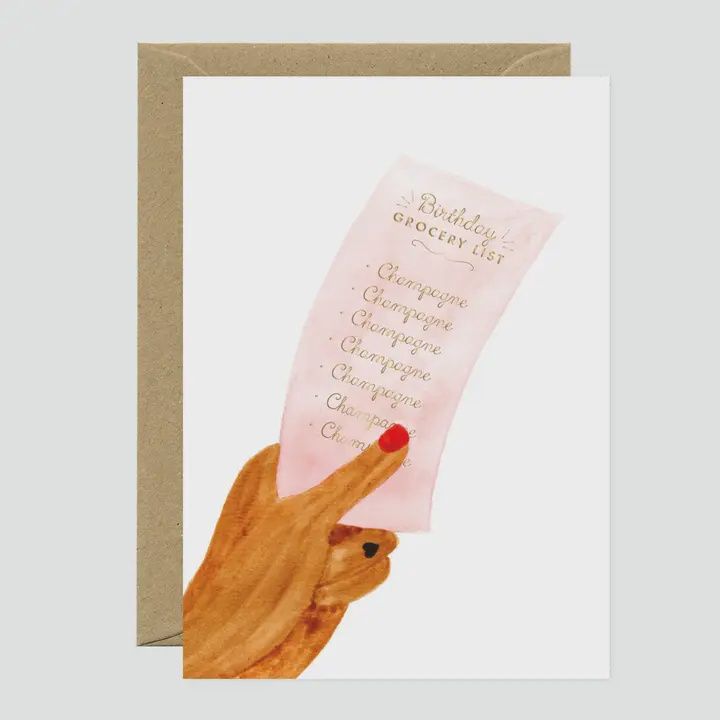 Birthday Card - Birthday List