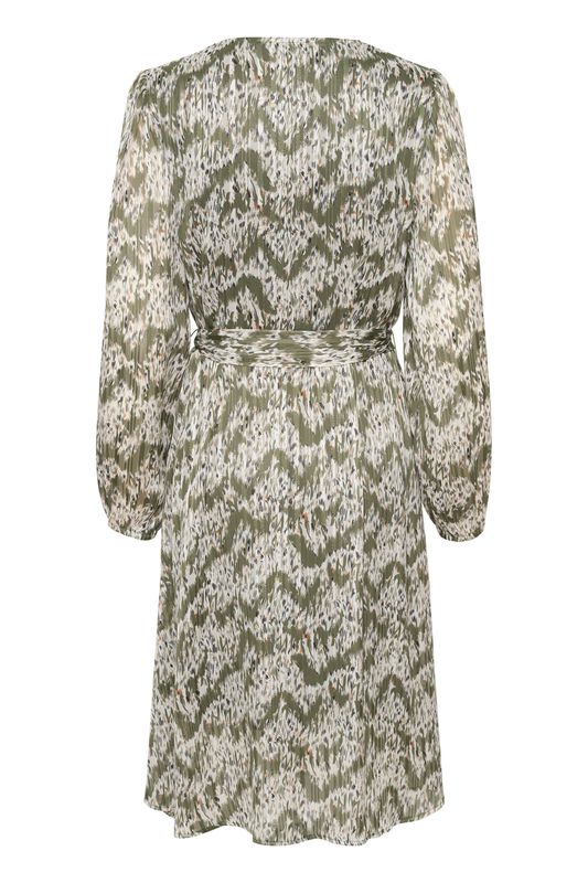 Pearl Dress - Musk Geometric