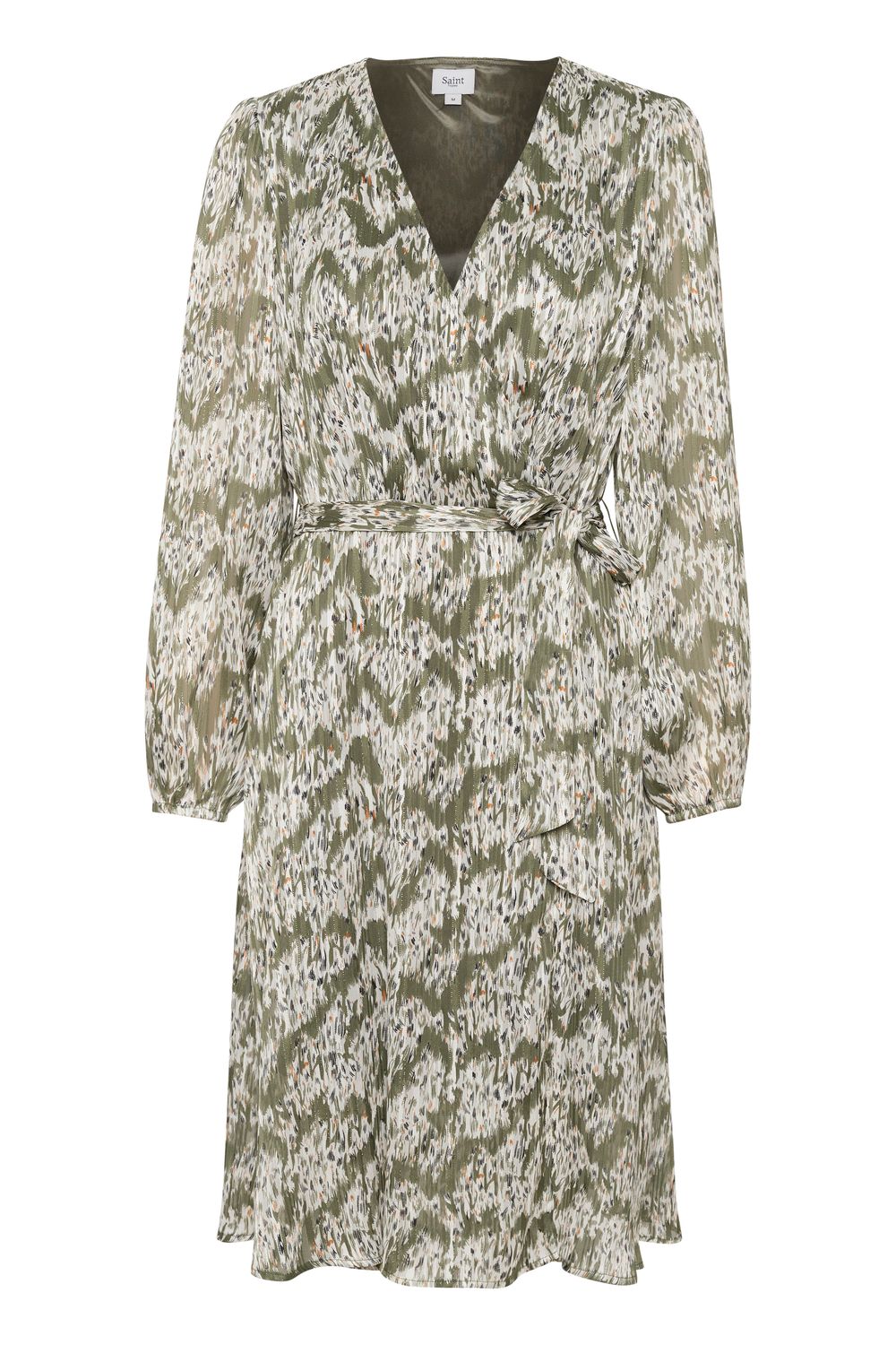 Pearl Dress - Musk Geometric