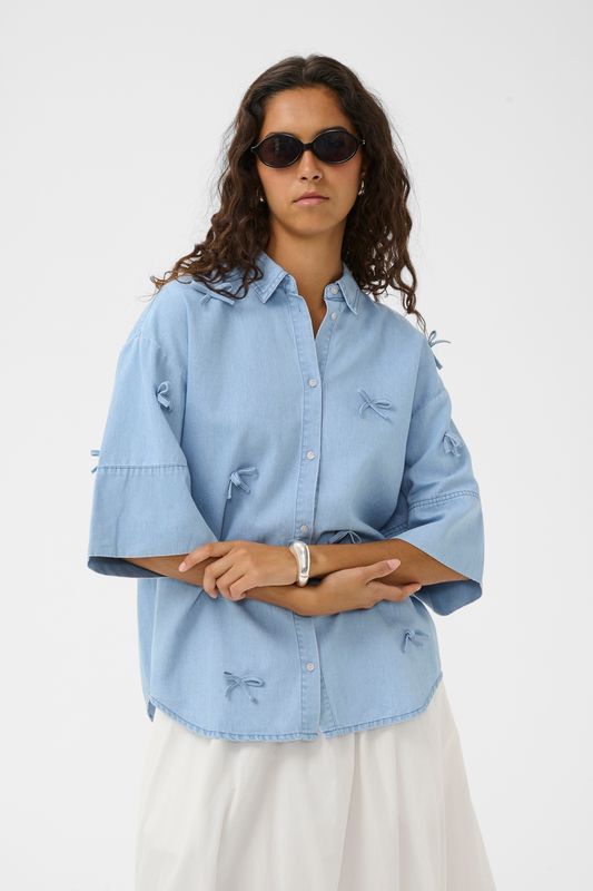 Adelita Shirt - Light Blue Denim