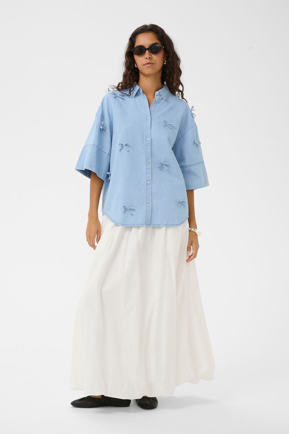 Adelita Shirt - Light Blue Denim