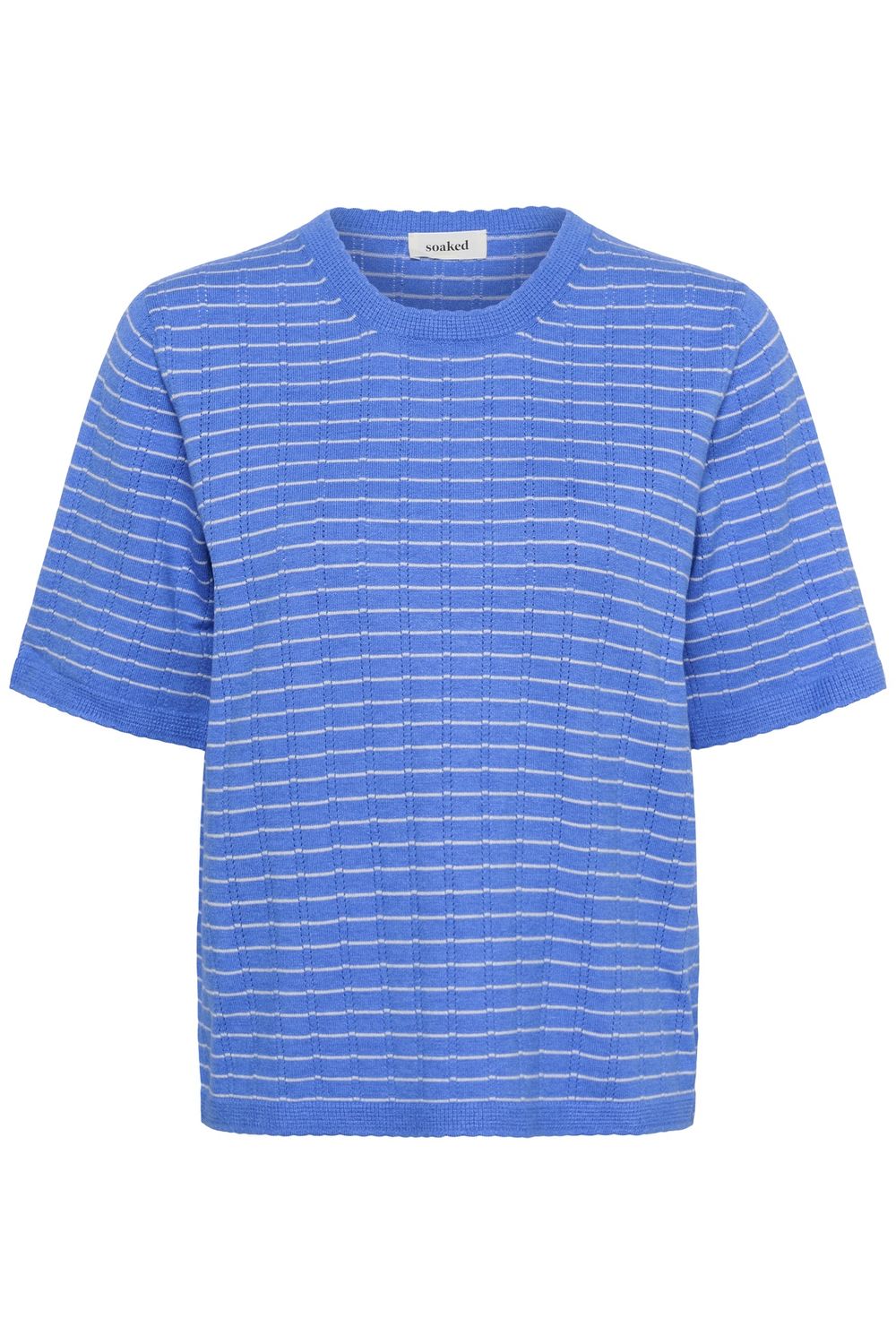 Spina Pullover SS - Regatta w Turtledove Stripe