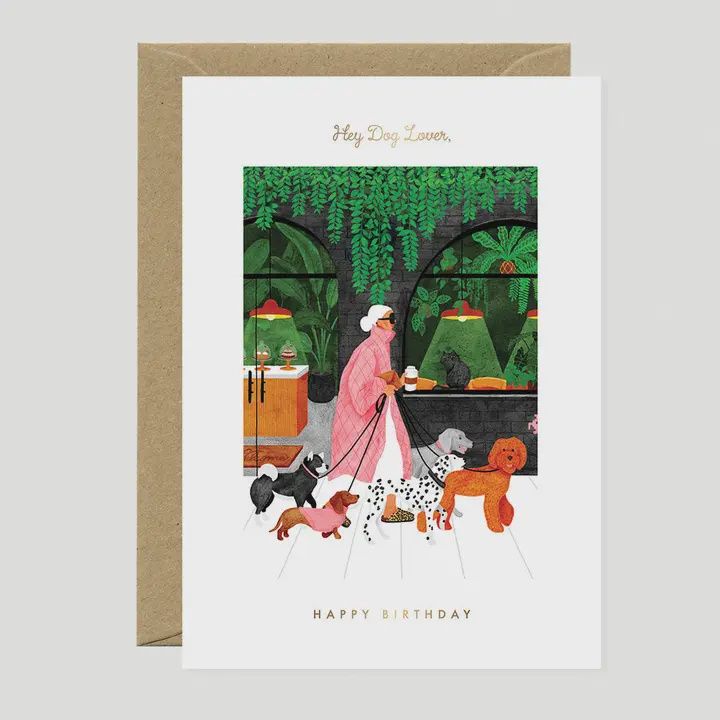 Birthday Card - Hey Dog Lover