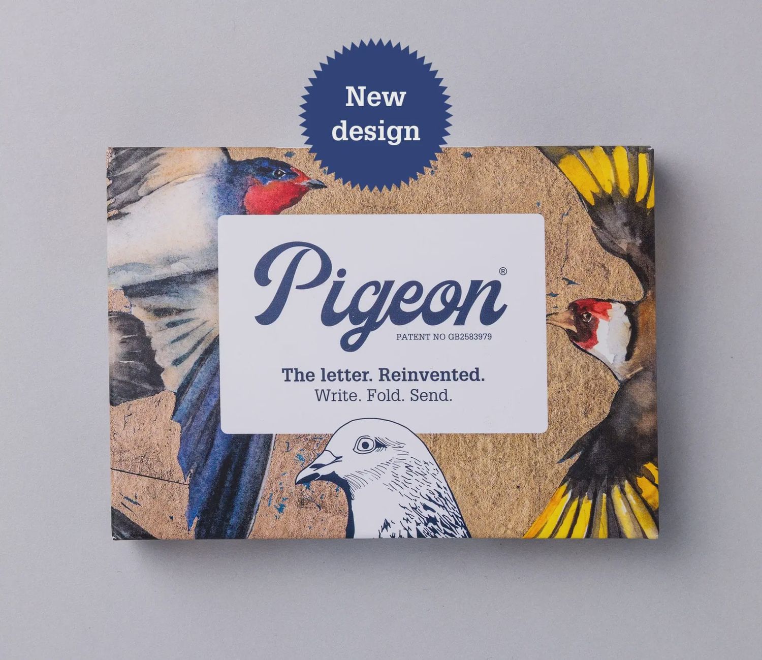 Pigeon Letter 6 Pack - Golden Flight