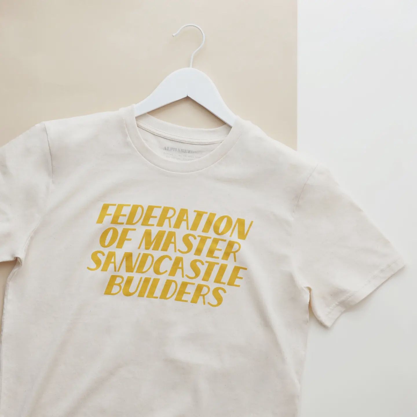 Federation of Master Sandcastle Builders TShirt - Sand