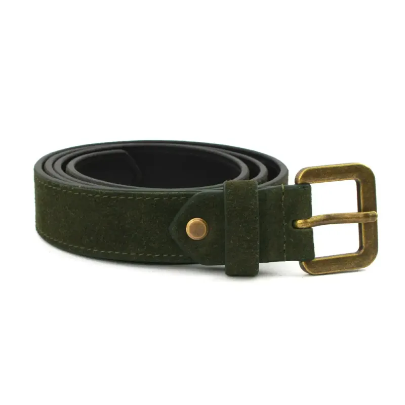 Alessia Suede Belt - Olive